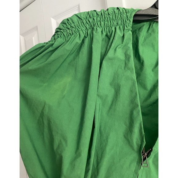 Lanvin Green Cotton Poplin Blouse, size 38 (fits like a size 2) ** AS IS ** - Picture 6 of 10